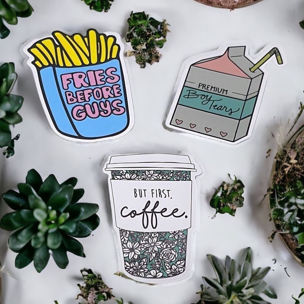 NWT Wool + Pepper Co. Fruit Lovers Sticker Pack (3 stickers)